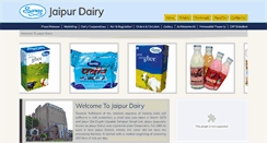 Desktop Screenshot of jaipurdairy.com